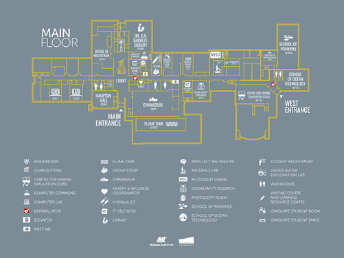 MI Campus Map-Main Floor